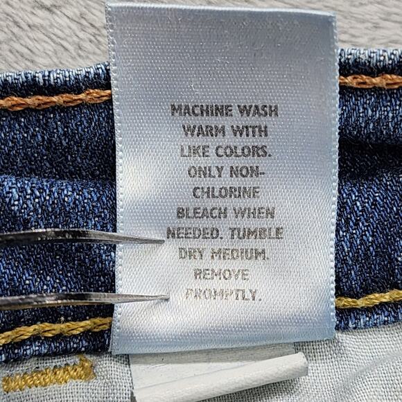 Old Navy Jeans Womens 10 Blue The Flirt Mid Rise Boot Cut Stretch Casual Y2K - Picture 7 of 13